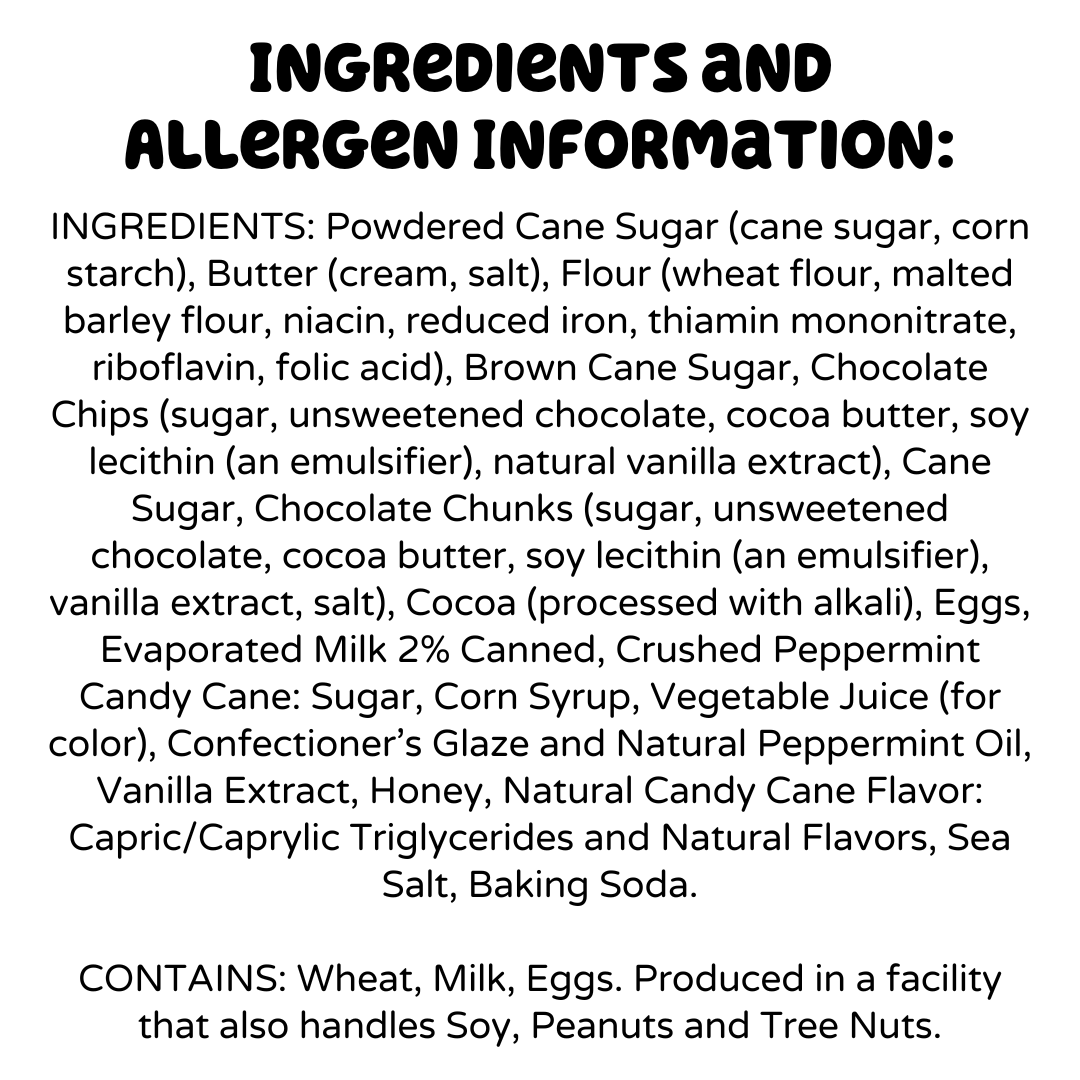 Chocolate Candy Cane Buttercream Cookie - Image 4