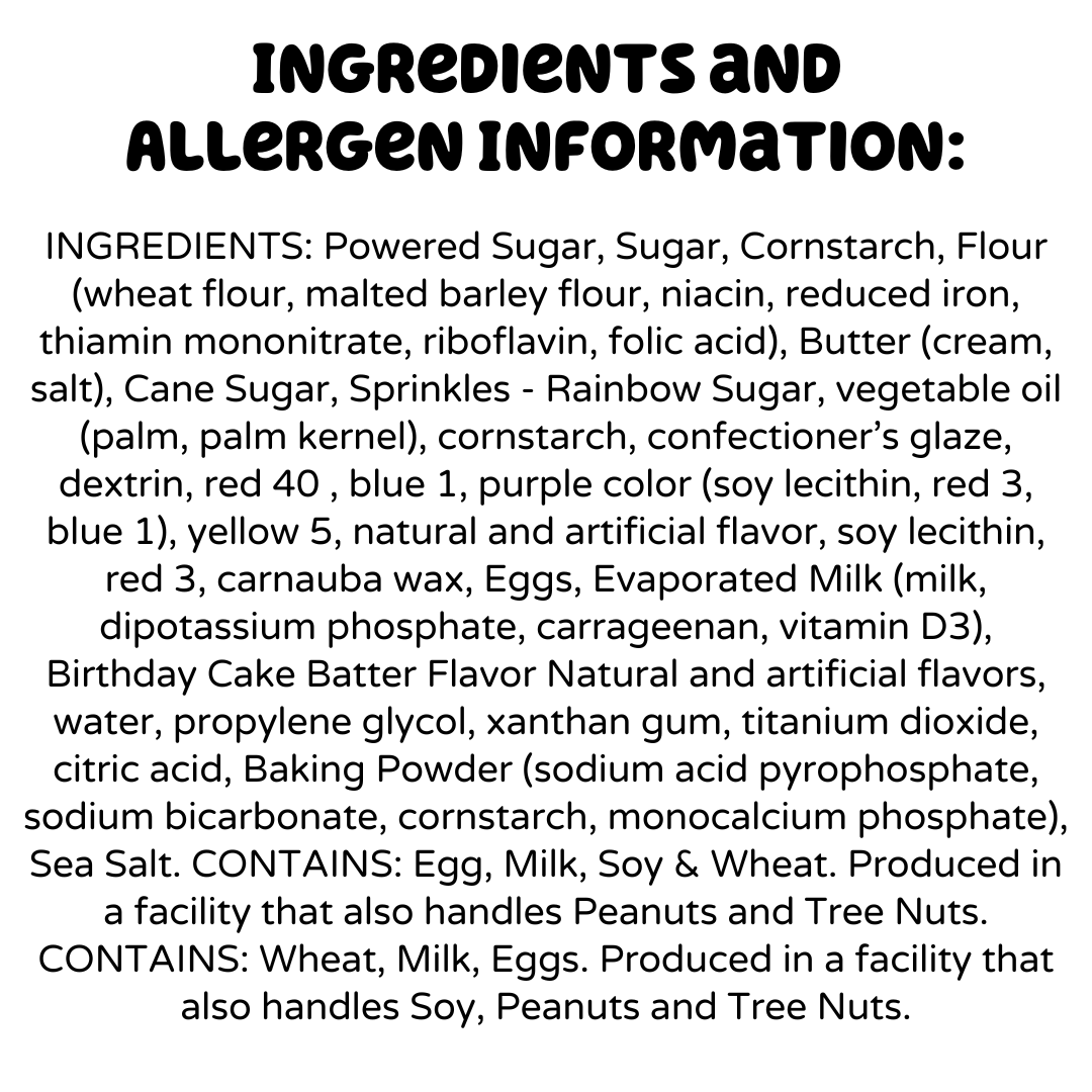 Birthday Cake Buttercream Cookie - Image 4